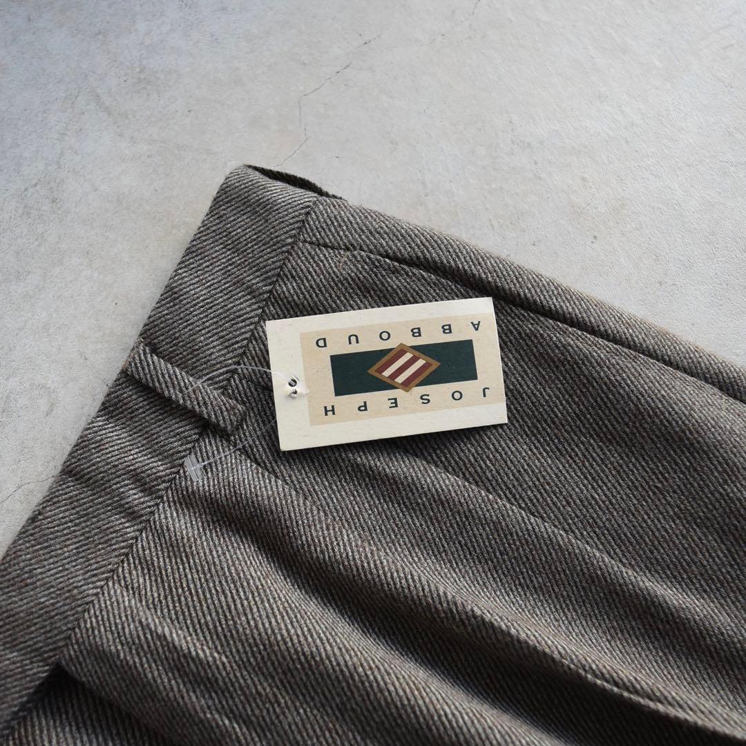 90s ジョゼフ・アブード ツータックスラックス W30 L30 ラルフ 未使用