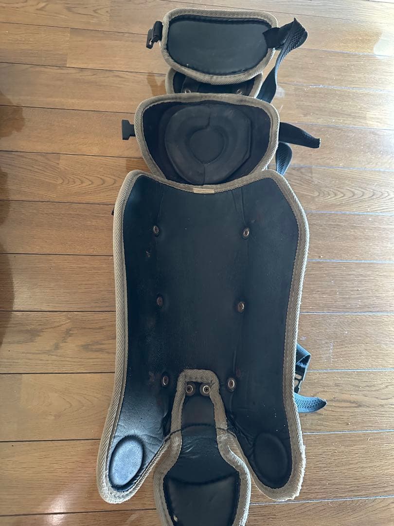 千葉ロッテマリーンズ　田村龍弘　レガース　実使用