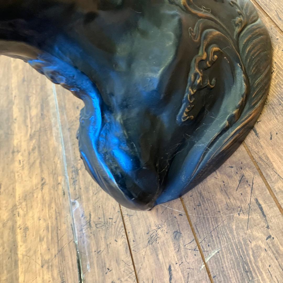 昭和レトロ アイアン 鉄製 鋳物 鷲 イーグル 置物 オブジェ インテリア