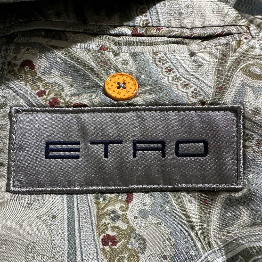 お*る様 裏地ペイズリー✨　XL 大きいサイズ　ヘリンボーン　ETRO　アンコン