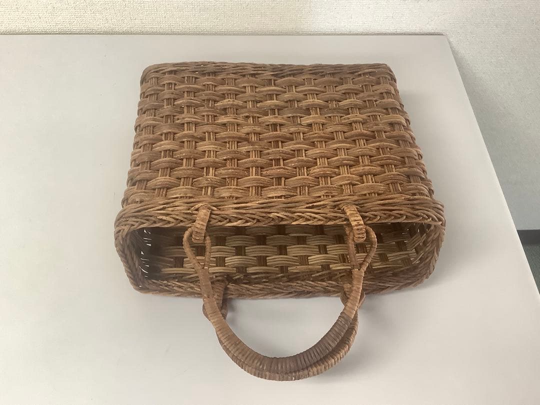 あけび籠　伝統工芸品　職人手作り　手提げ籠