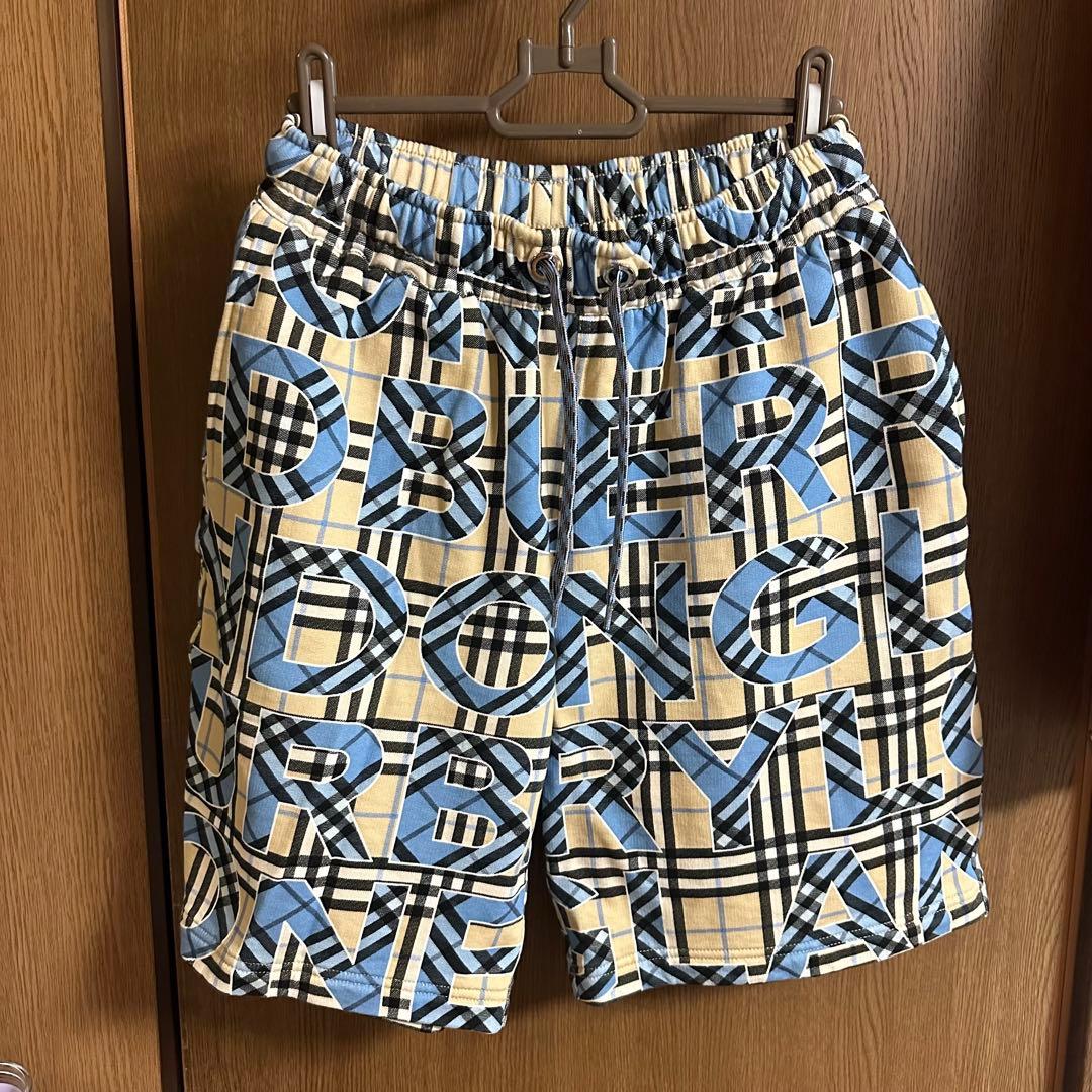 BURBERRY チェック柄ショートパンツ M〜Lサイズ相当　XS ハーフパンツ