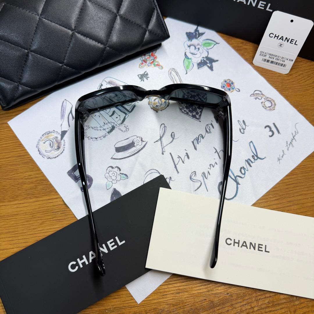 【美品】CHANEL butterfly sungrass バタフライサングラス