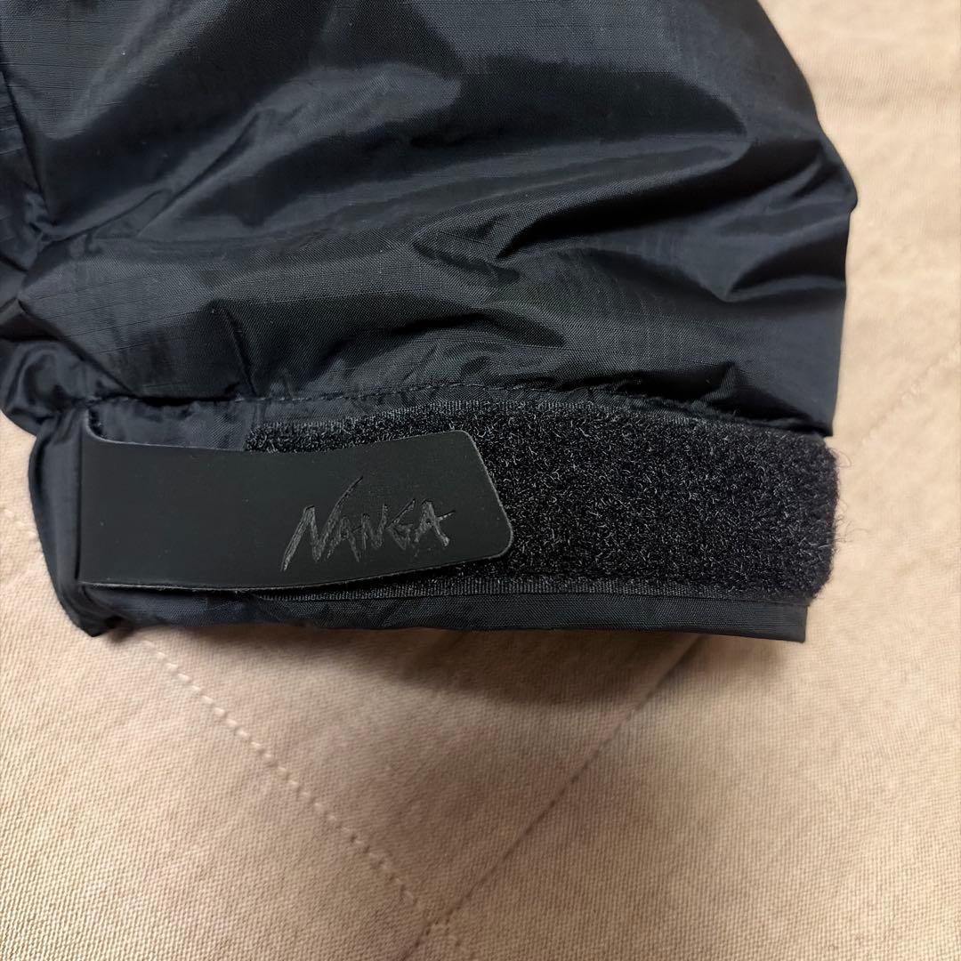 NANGA ブラック オーロラテックススタンドカラーダウンジャケットM