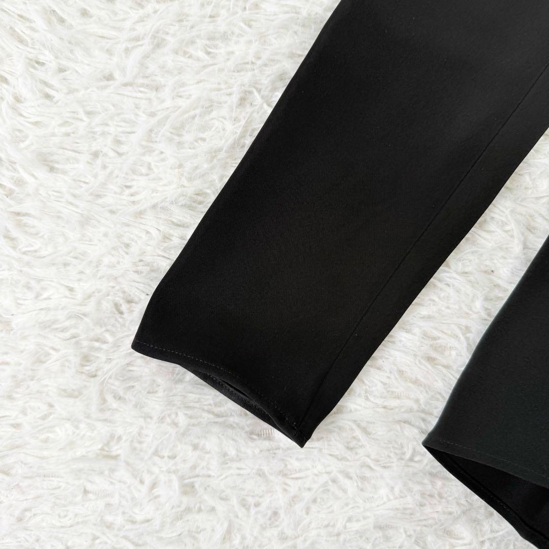 2024年製✨ ヨーコチャン ロングスリーブヘムギャザーブラウス Sサイズ 黒