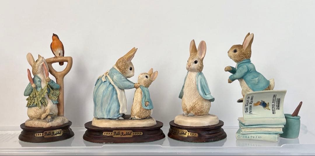ピーターラビット　◆希少100周年記念　【Mrs.Rabbit & Peter】