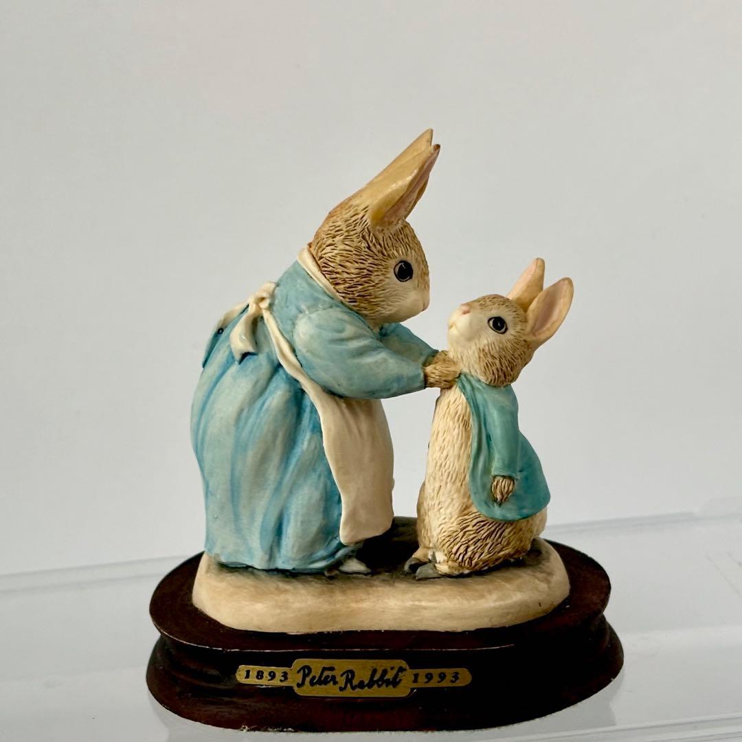 ピーターラビット　◆希少100周年記念　【Mrs.Rabbit & Peter】