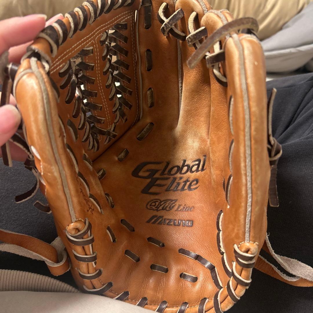 Mizuno Global Elite 硬式グローブ ブラウン