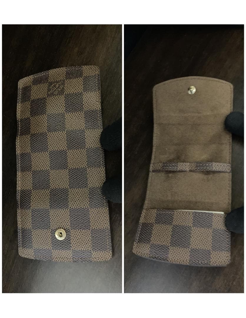 ルイヴィトン ブトン ドゥ マンシェット カフス 925 ダミエケース