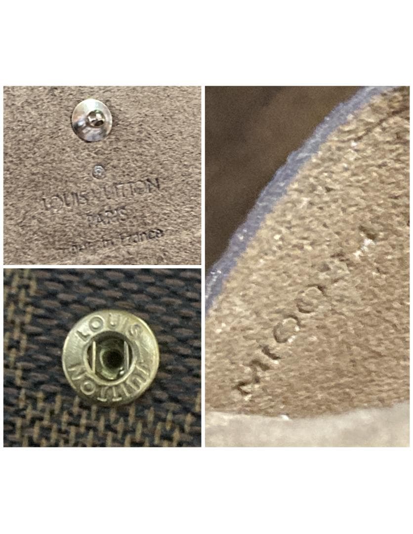 ルイヴィトン ブトン ドゥ マンシェット カフス 925 ダミエケース