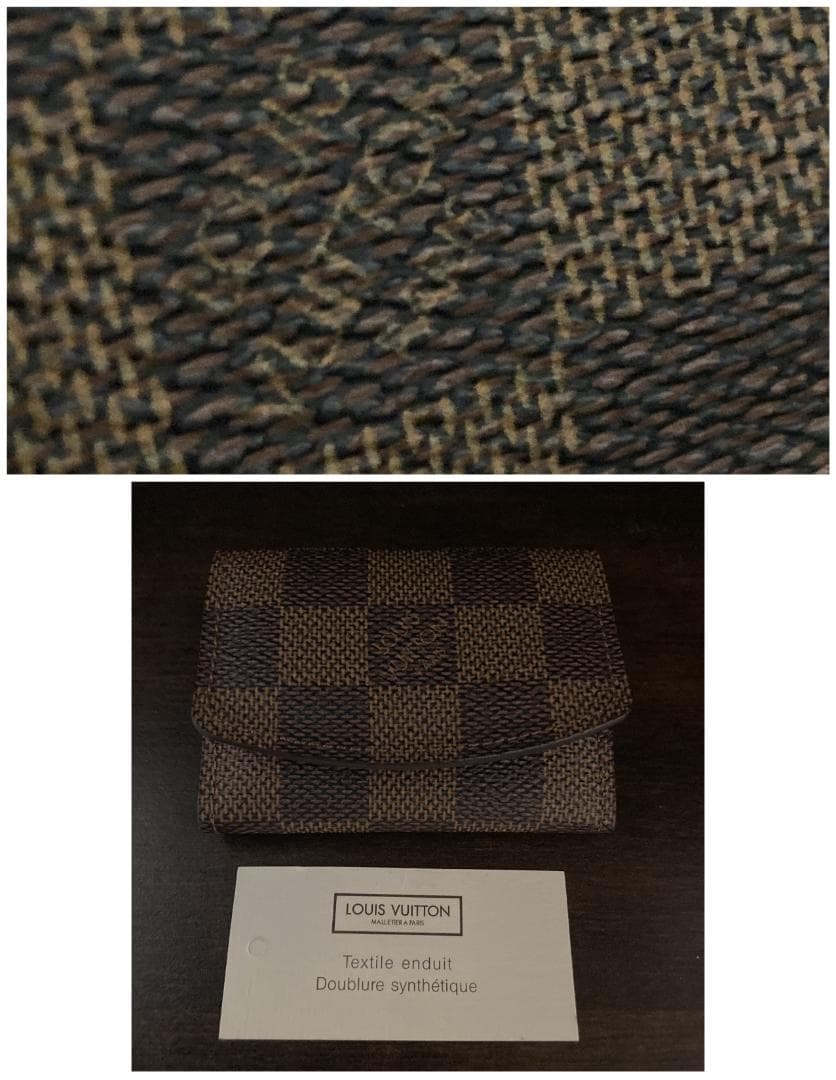 ルイヴィトン ブトン ドゥ マンシェット カフス 925 ダミエケース