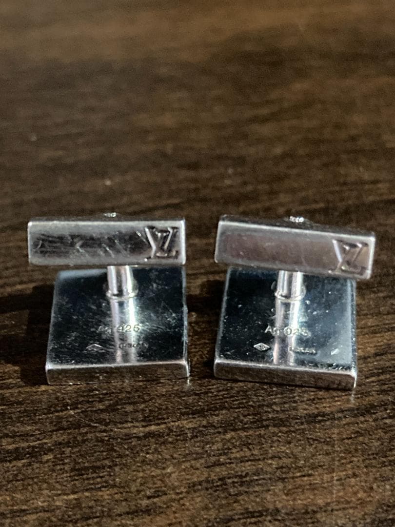 ルイヴィトン ブトン ドゥ マンシェット カフス 925 ダミエケース