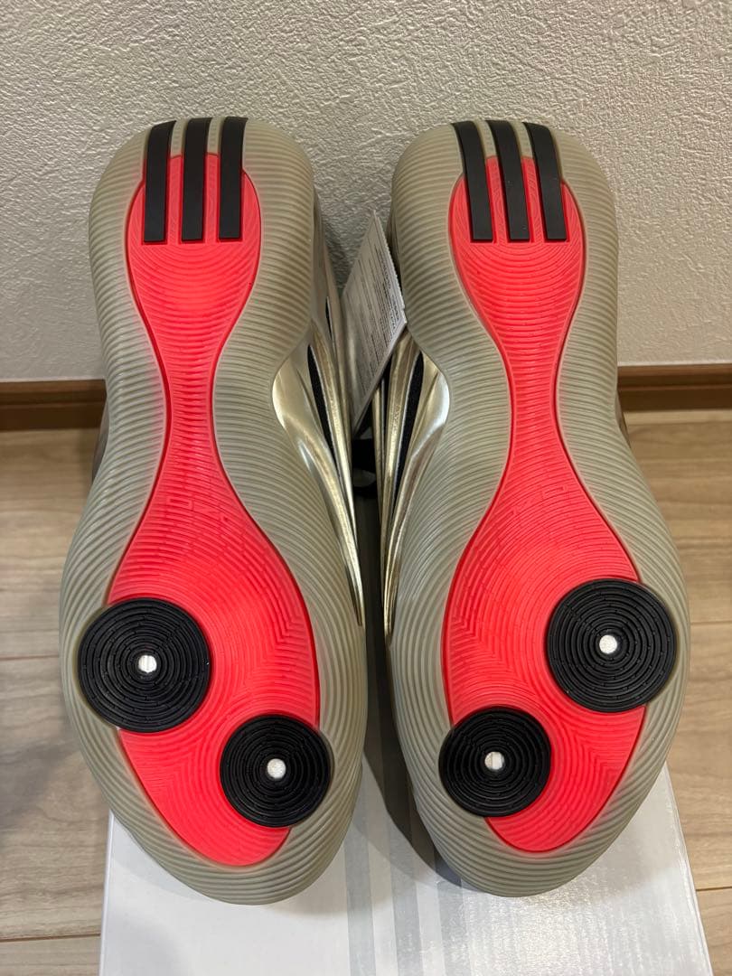 アディダス　ハーデン9 28センチゴールド/ブラック シューズ