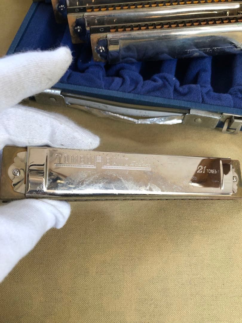 TOMBO ハーモニカA.C.D.E. F.G調 プレミアム 21穴 tones