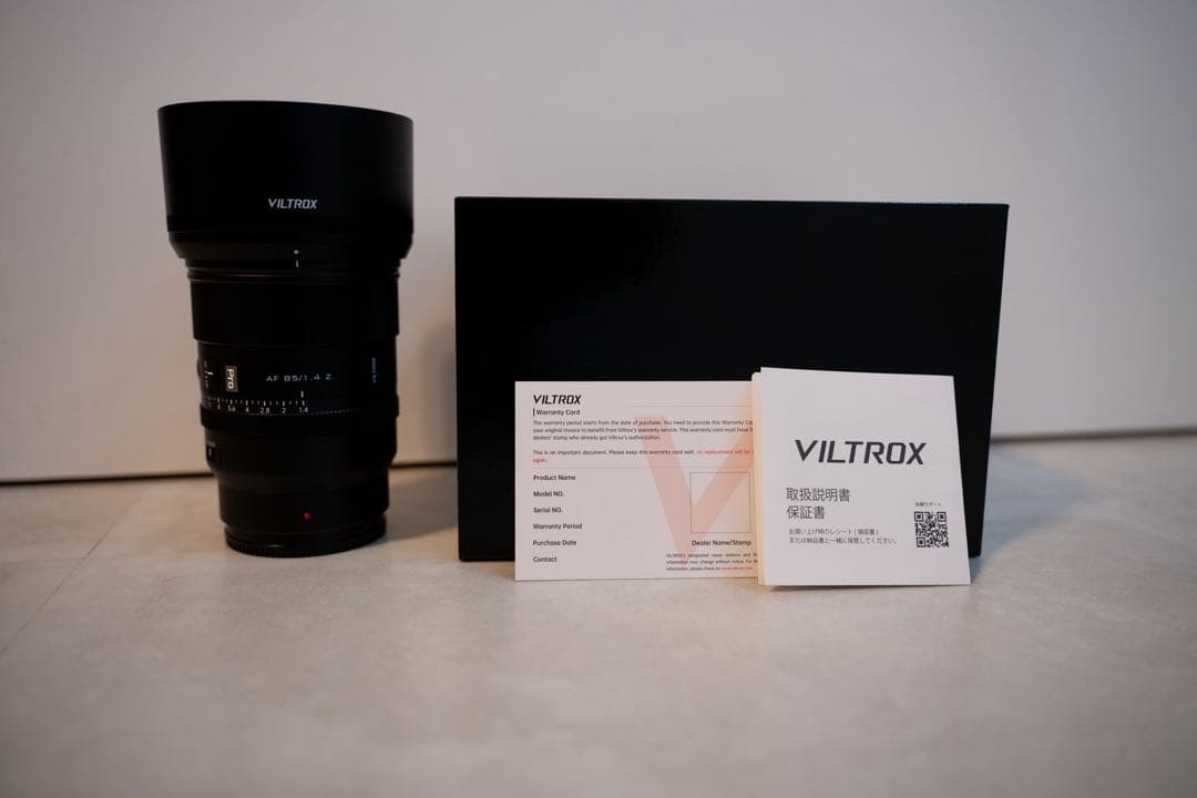 VILTROX 85mm f1.4 Pro Zマウント