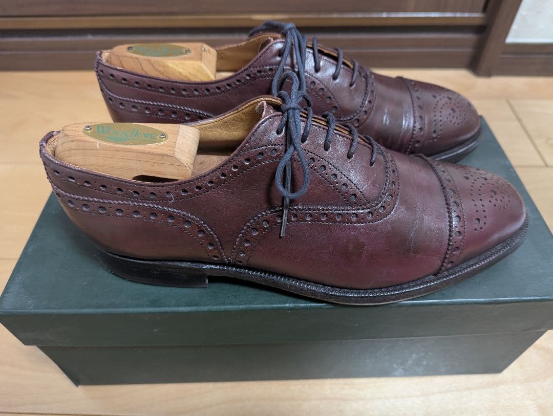 旧チャーチ ３都市 ディプロマット こげ茶　73ラスト 60E