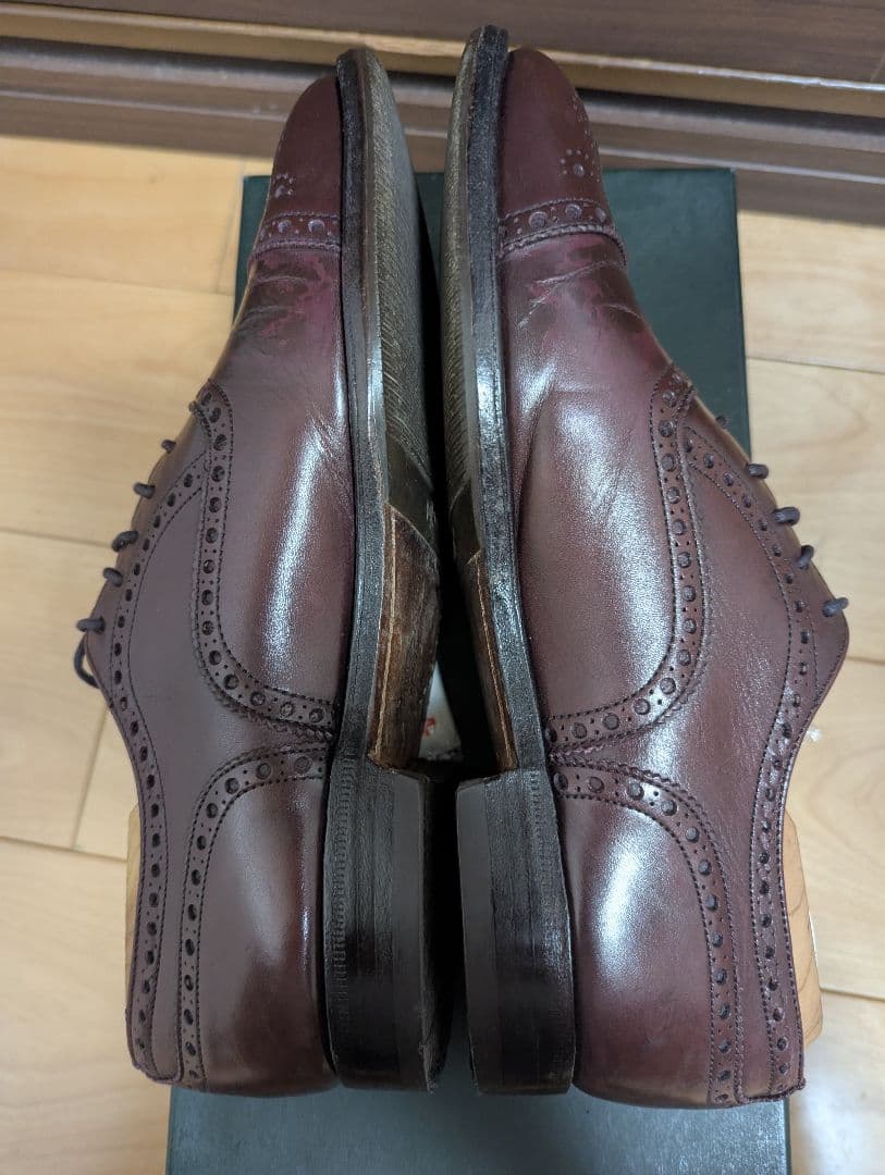 旧チャーチ ３都市 ディプロマット こげ茶　73ラスト 60E