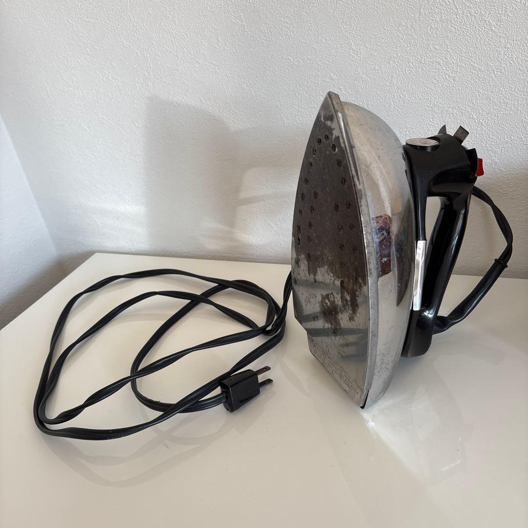 GE Steam and Dry Iron 年代物 レトロ 動作確認済み
