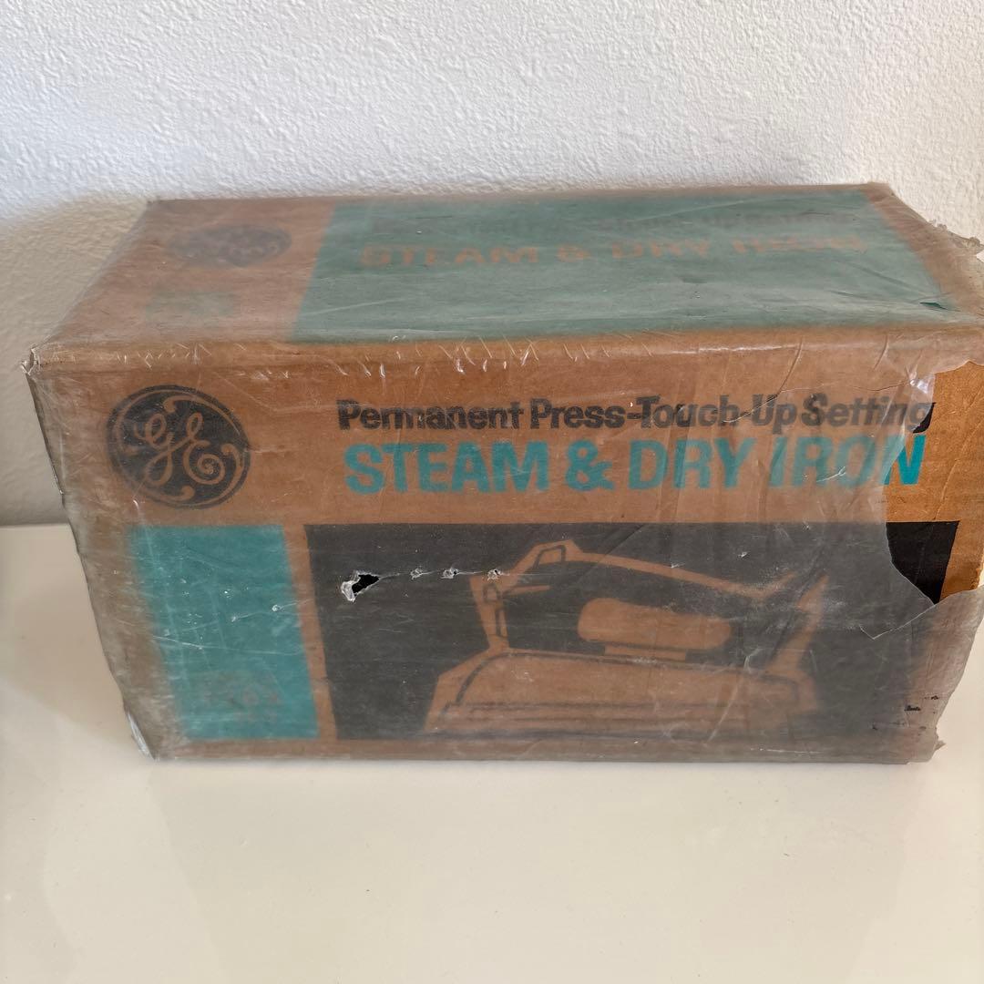 GE Steam and Dry Iron 年代物 レトロ 動作確認済み