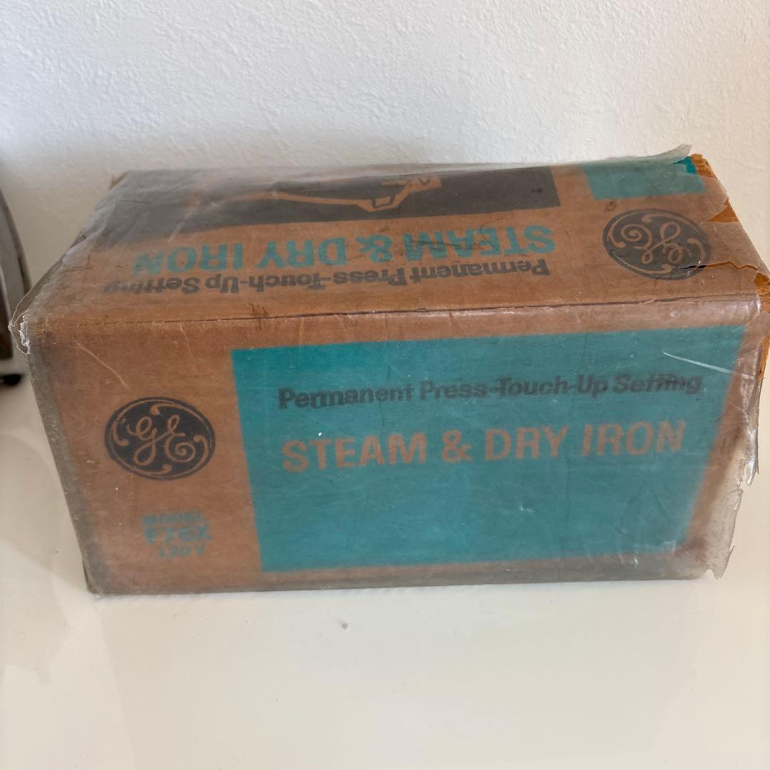 GE Steam and Dry Iron 年代物 レトロ 動作確認済み