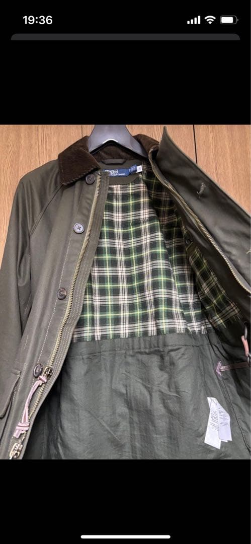 C*Y様 Polo Ralph Lauren コート　barbour系デザイン
