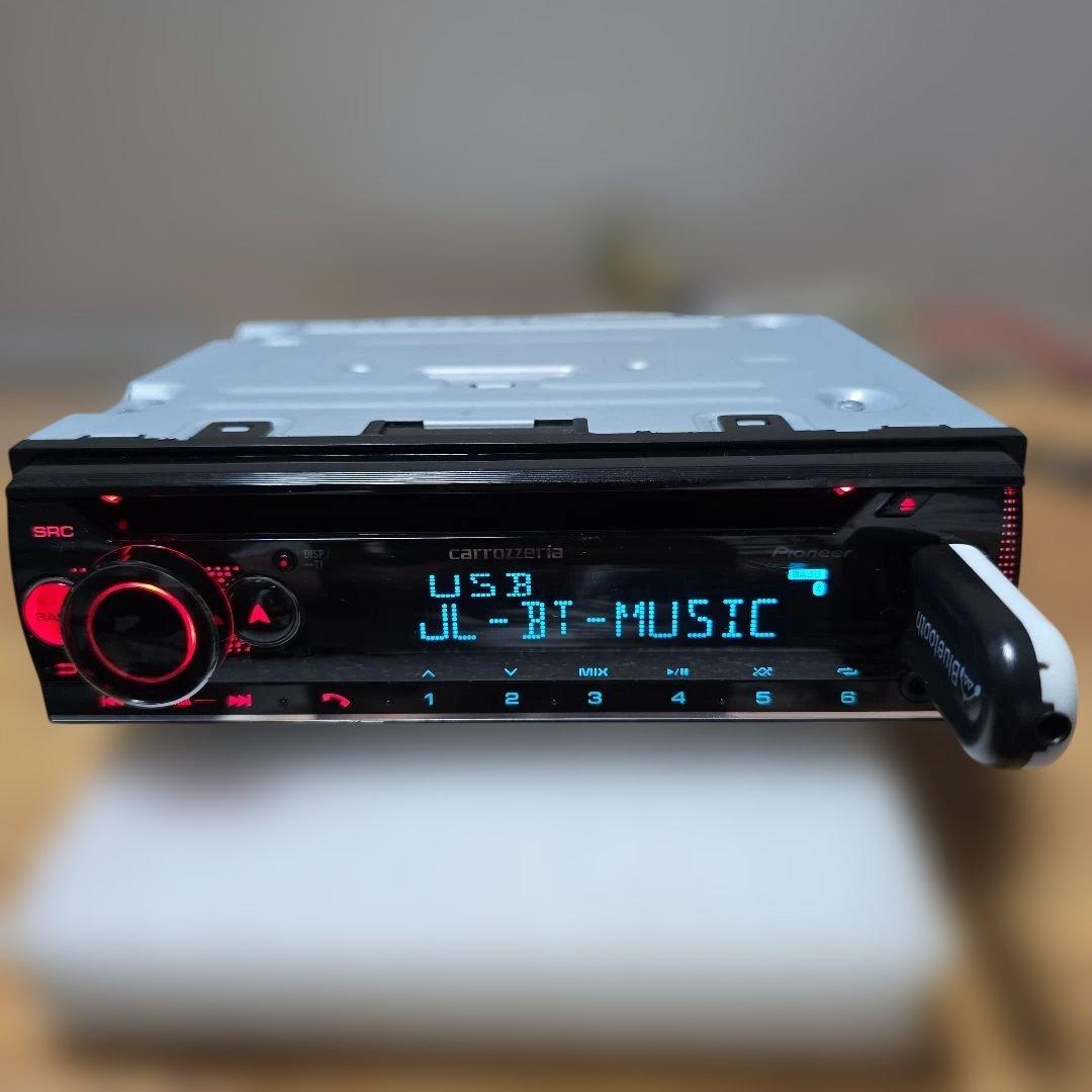 Pioneer 1DNサイズ Bluetooth内蔵 CD カーオーディオ