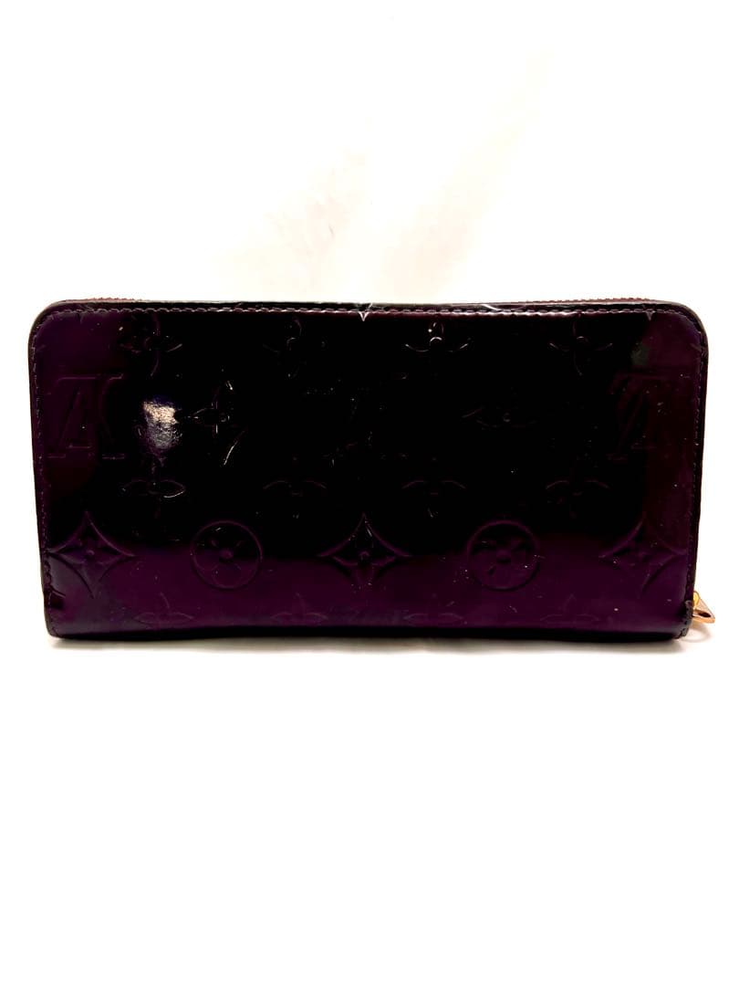 はる ルイヴィトン アマラント ジッピーウォレット ヴェルニ モノグラム