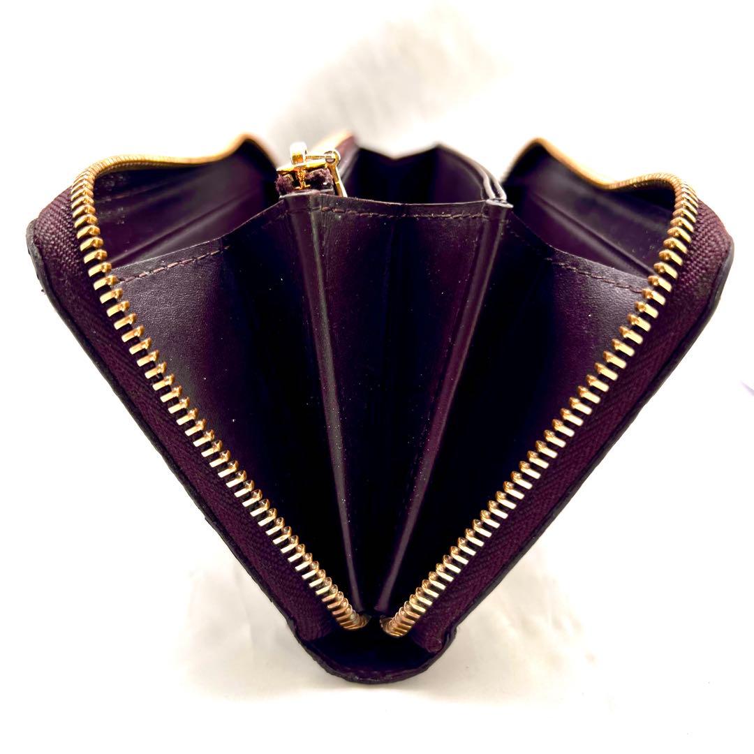 はる ルイヴィトン アマラント ジッピーウォレット ヴェルニ モノグラム