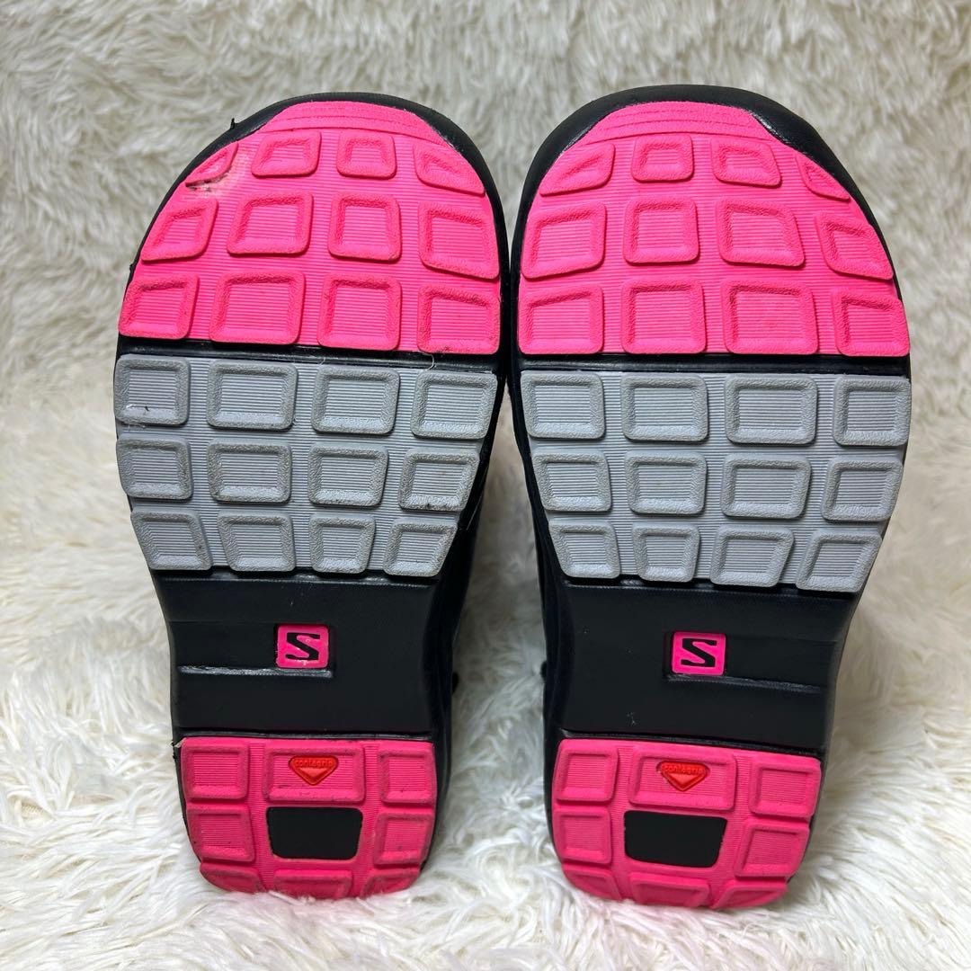 SALOMON スノーボードブーツ 24.5cm ブラック/ピンク