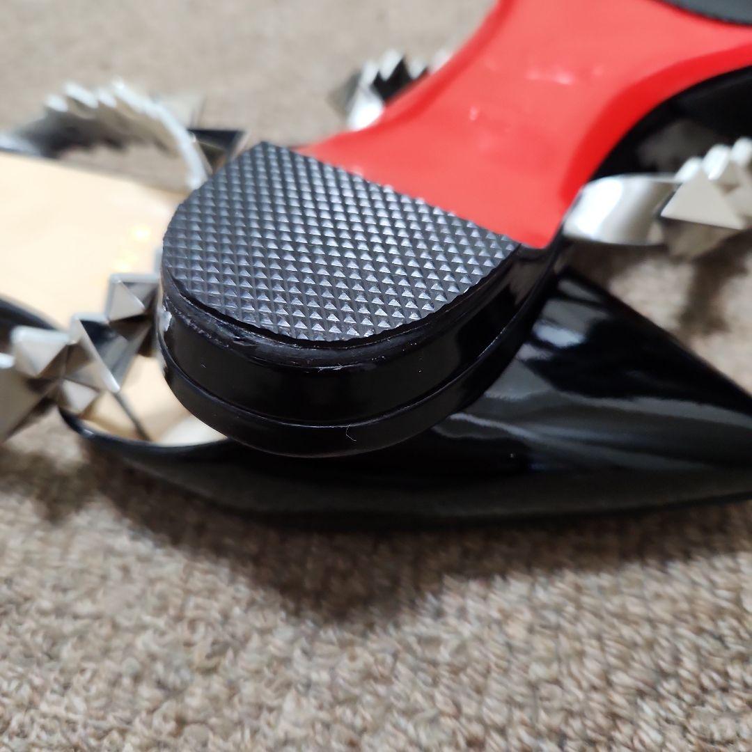 クリスチャンルブタン　美品　36ハーフ　サンダルミュール