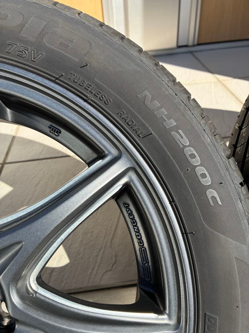 あっくん　165/55R15 NH200 25年製+RIVAZZAホイール