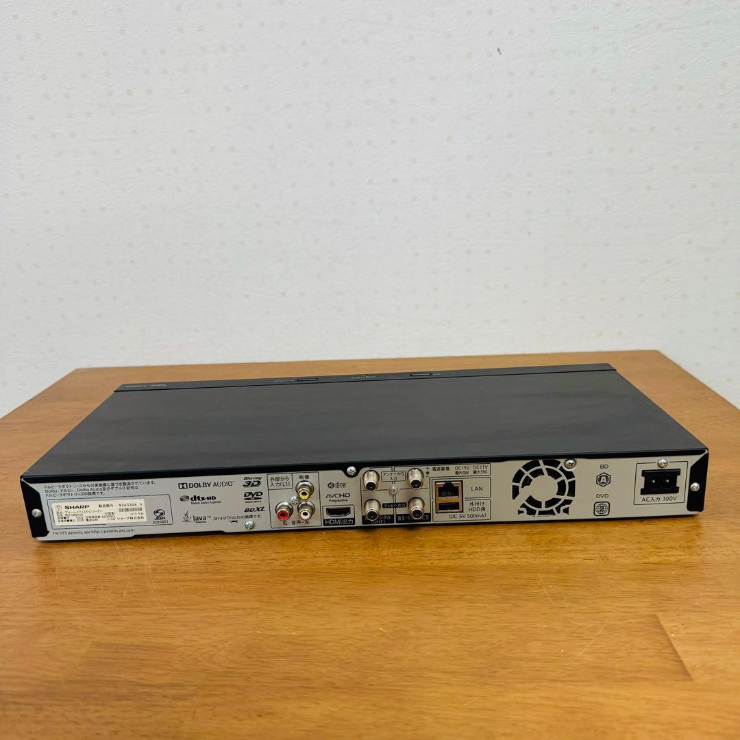 ● 美品 ブルーレイレコーダーAQUOS BD-NW510 HDD500GB内蔵