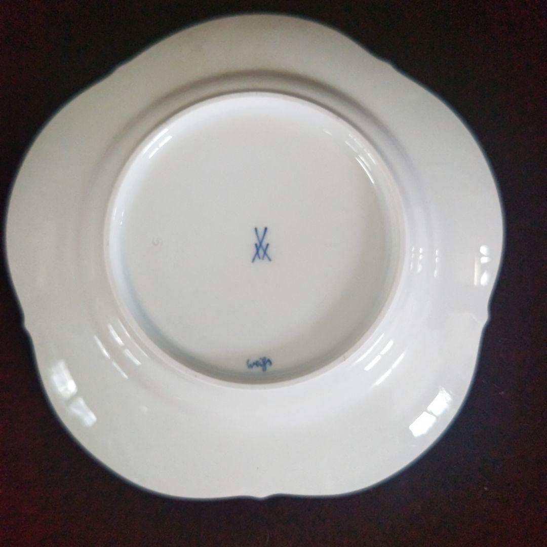 #マイセン # ホワイト レリーフ プレート