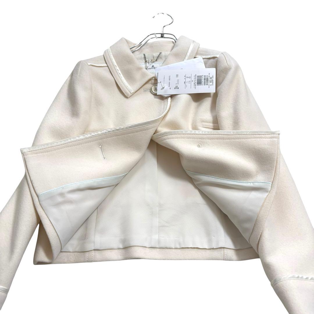 新品☆クレージュ☆ウールジャケット オフホワイト フォーマル オケージョン M