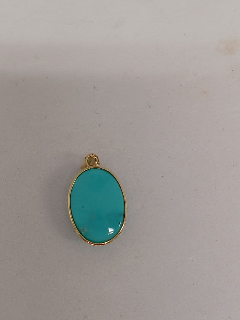 ★【新品未使用品】K18YG ターコイズトップ　GSTV 21-6★