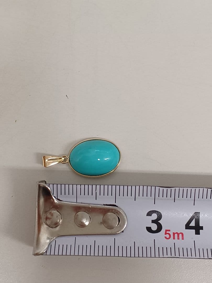 ★【新品未使用品】K18YG ターコイズトップ　GSTV 21-6★