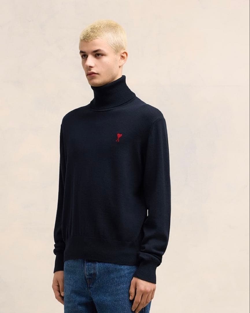 美品 ami paris アミパリス ニット サイズ L