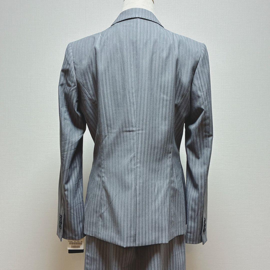 上下未使用　クードシャンス　洗える　スカートスーツ　ストライプ　日本製　40