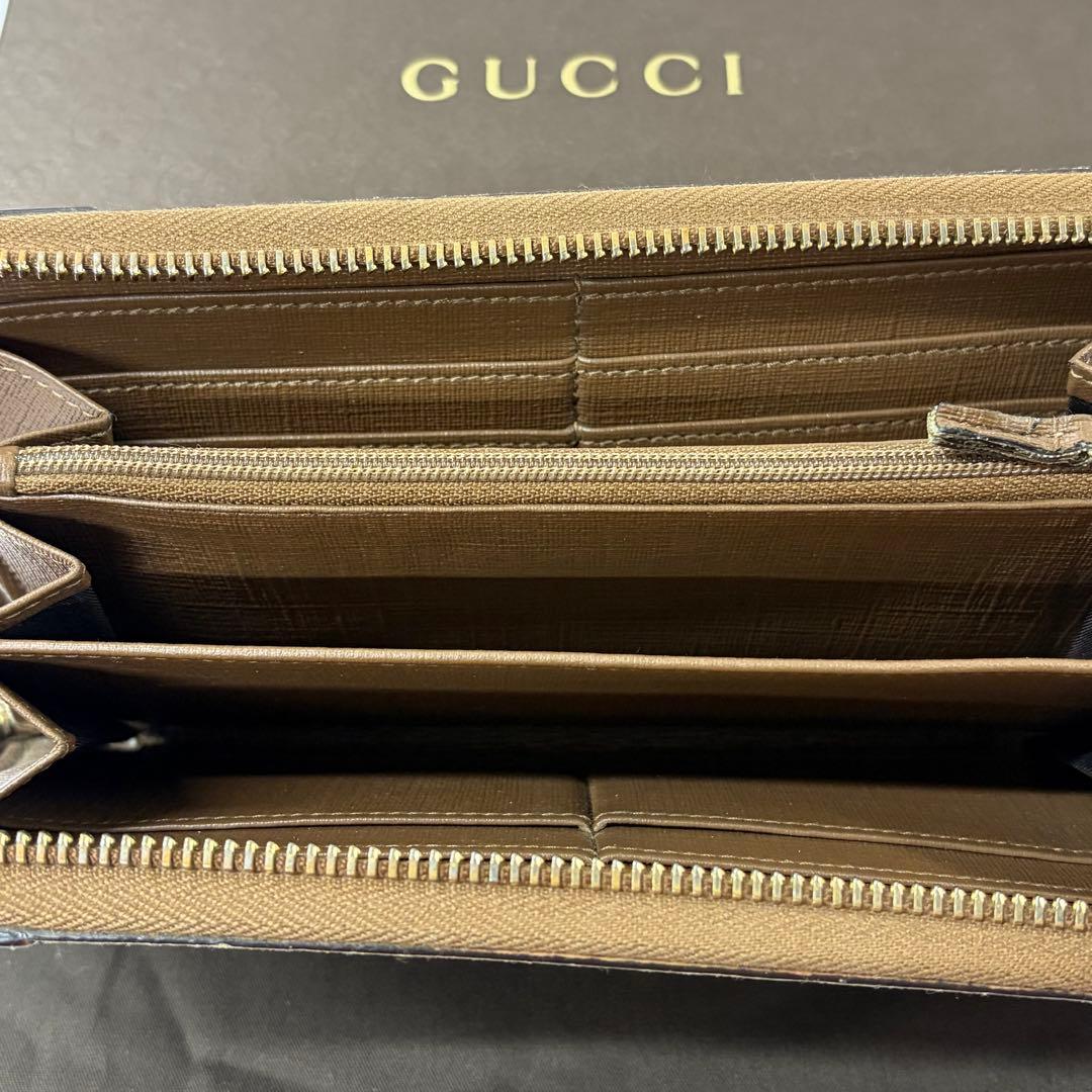 新品同様‼️ グッチ　GUCCI 財布　長財布　GGスプリーム　付属品込み