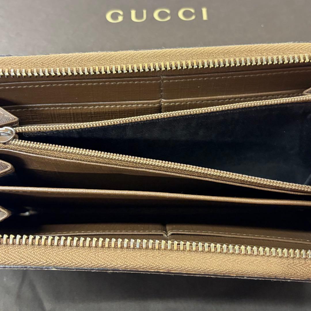 新品同様‼️ グッチ　GUCCI 財布　長財布　GGスプリーム　付属品込み