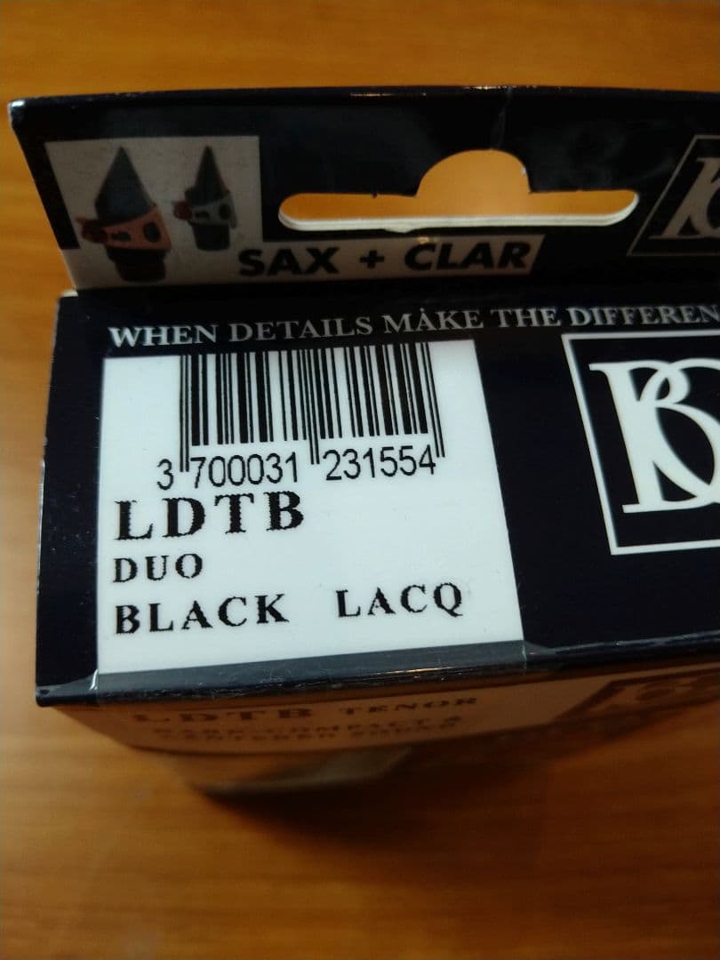 BG テナーサックス用リガチャー DUO ブラックラッカー