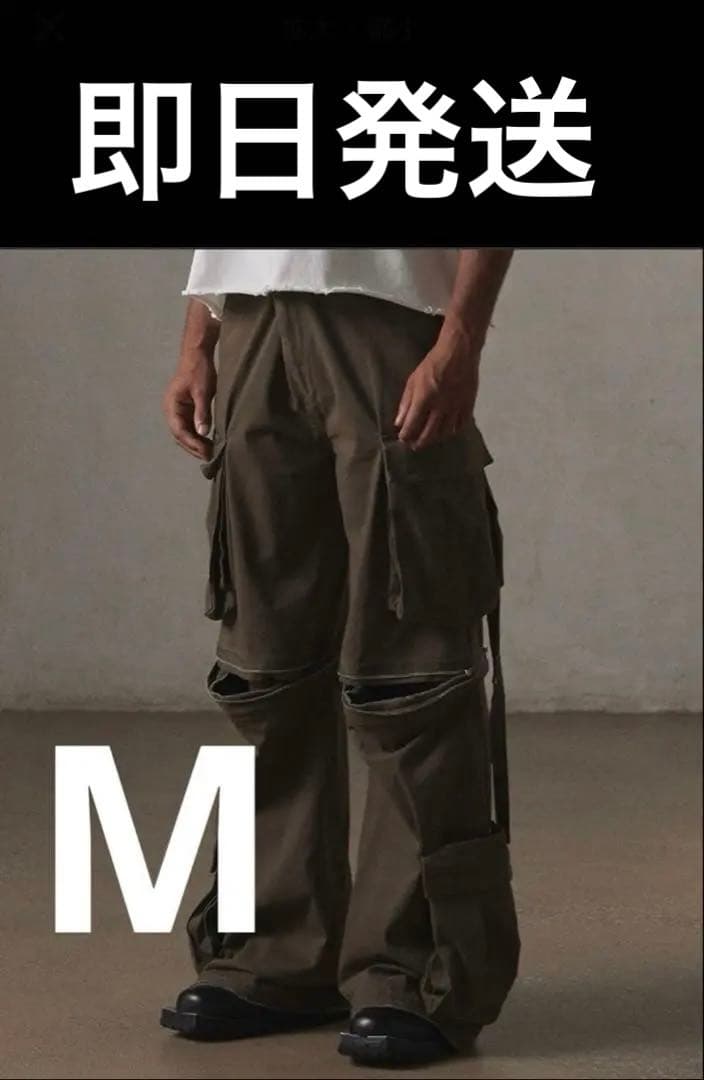 【GRANCY】完売品 ジップデザイン カーゴパンツ Mサイズ