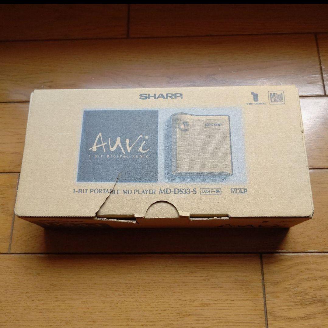 SHARP 1bitポータブルMDプレーヤー MD-DS33-S