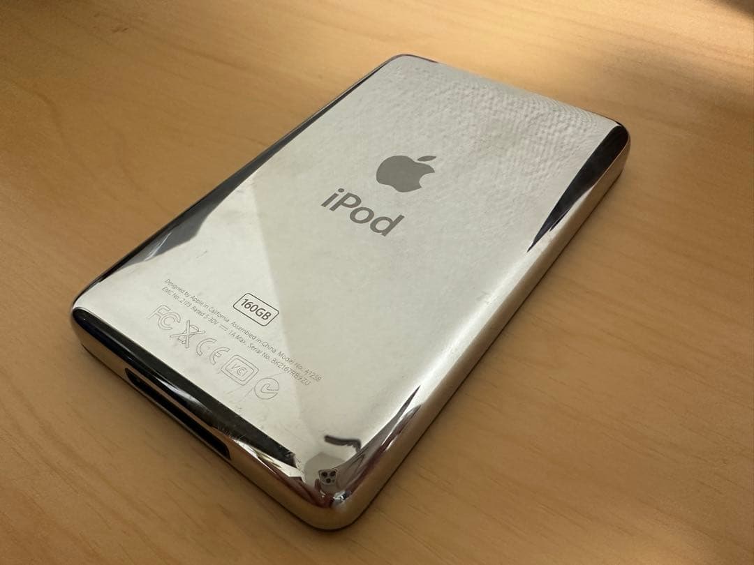 第6.5世代Apple iPod Classic160GB ブラック