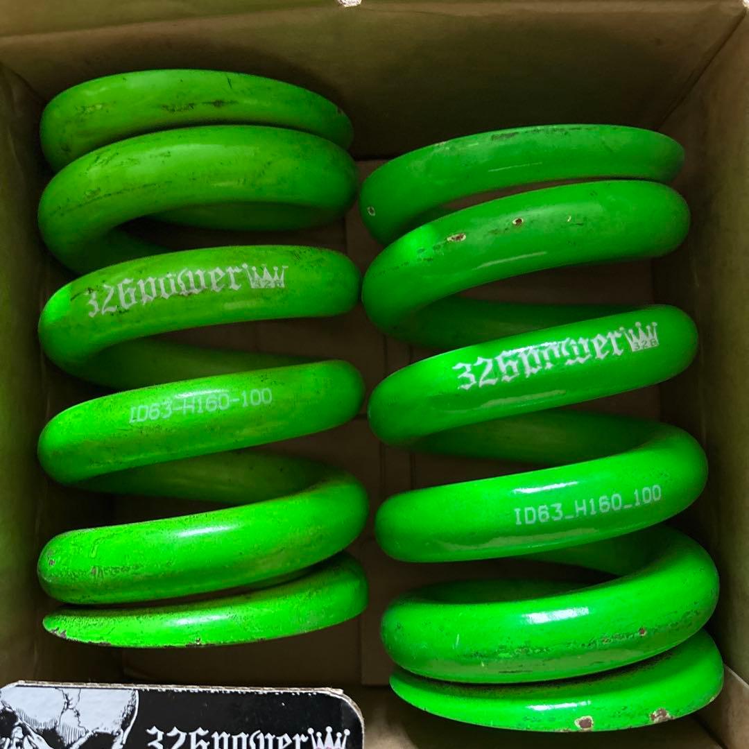 326パワー　326power スプリング　バネ　ID63 H160 100k