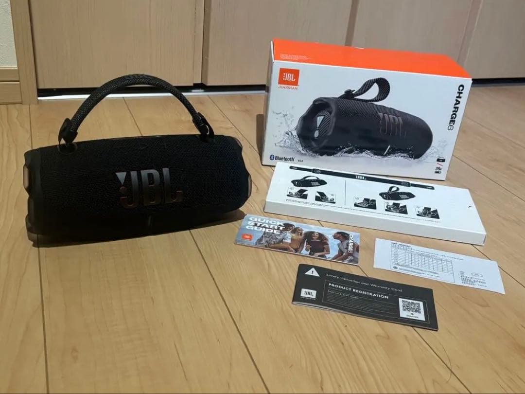 JBL Charge6 ワイヤレススピーカー ブラック 最新 美品