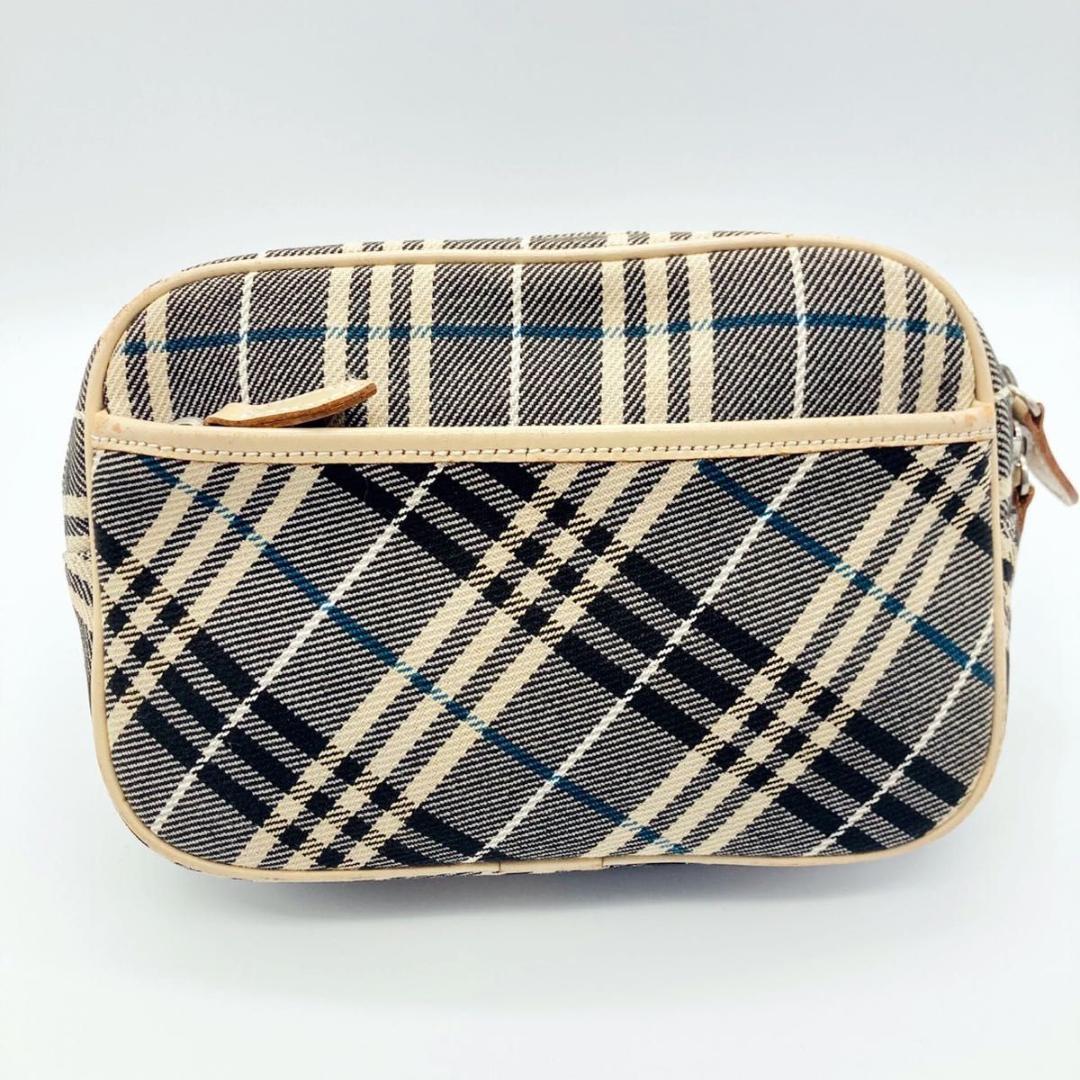 バーバリーブルーレーベル チェック柄 ボディバッグ ウエストポーチ ユニセックス