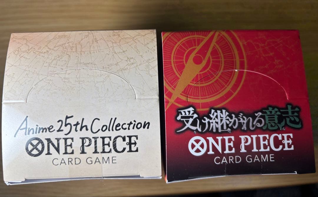 ワンピースカードbox受け継がれる医師Anime25th未開封　テープ付き