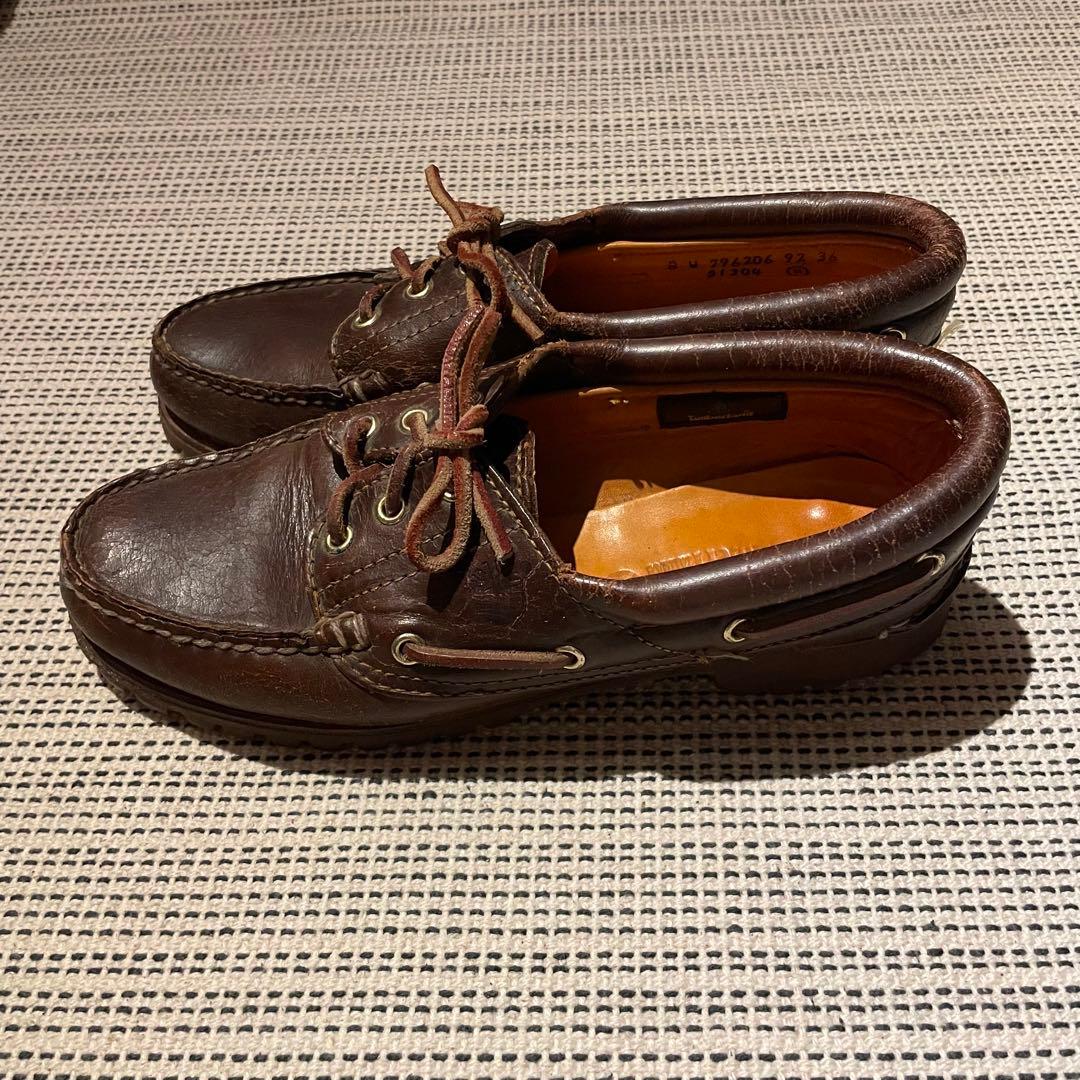 90s~ Timberland 3EyeClassicLug レザーシューズ