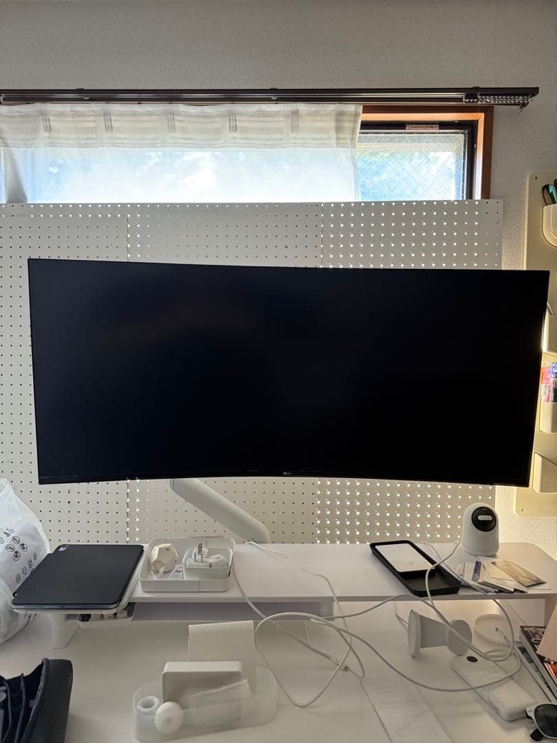 極美品 LG 40WP95C-W 39.7インチ5K2K ウルトラワイドモニター